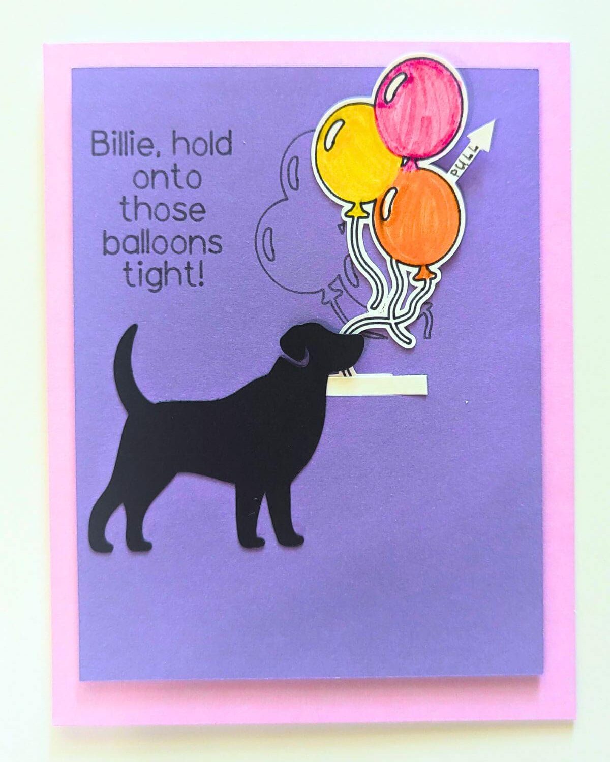 Peek-A-Boo Balloons! Create a Fun Interactive DIY Birthday Card