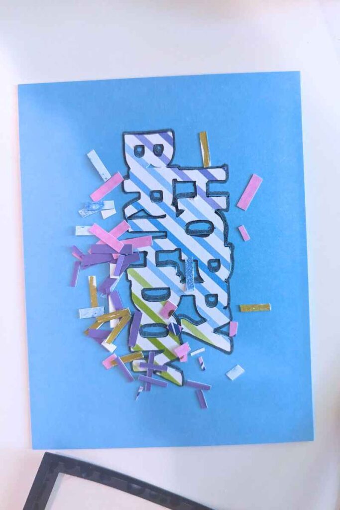 DIY Birthday Shaker Card