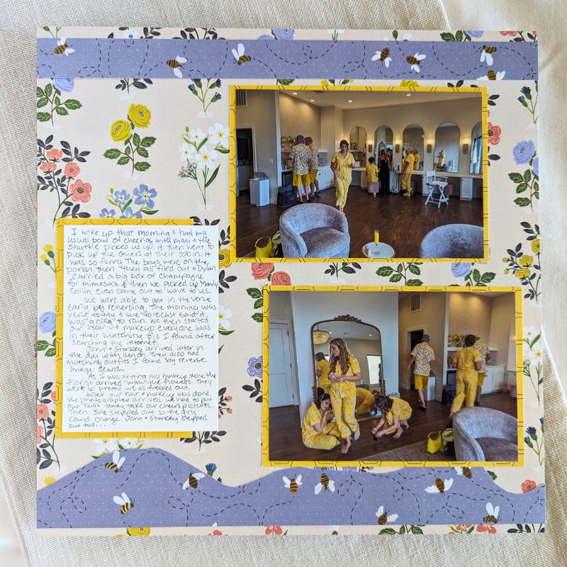 wedding scrapbook pages