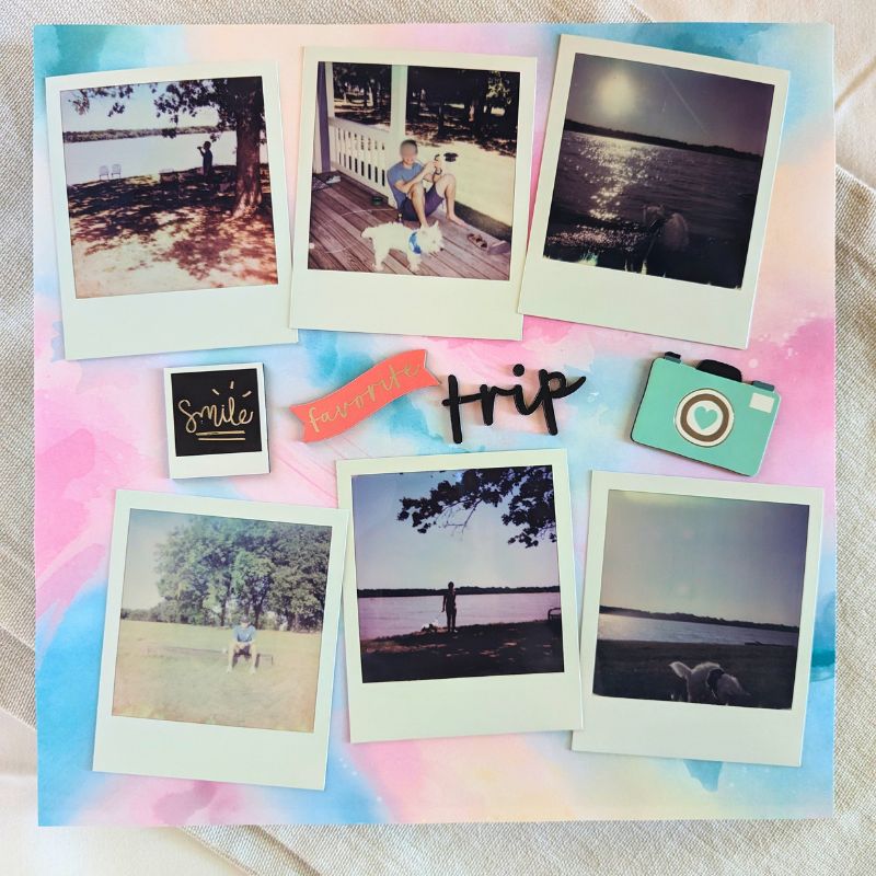 Polaroid Scrapbook Page Ideas and How to Use Your Polaroid Camera