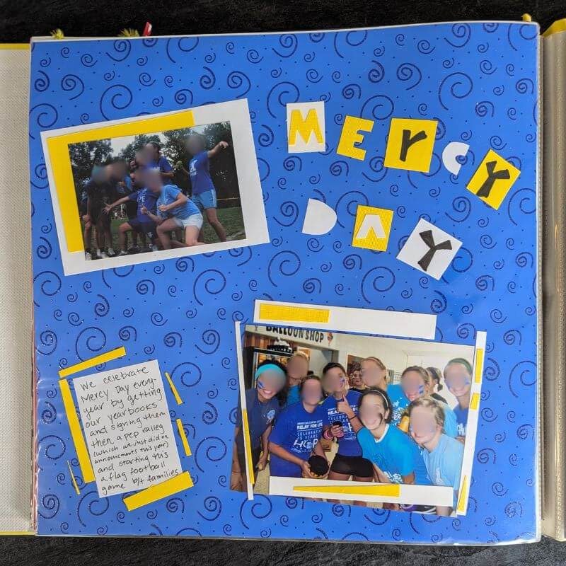 Senior Year Scrapbook Field Day